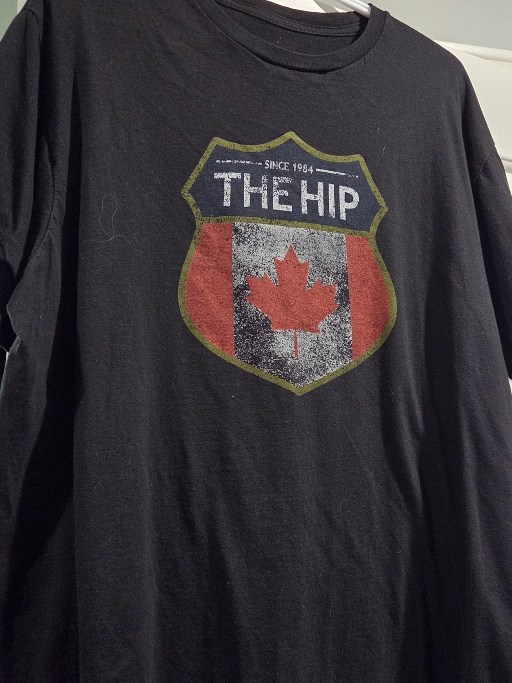 The Hip Black Graphic Tee with Canadian Maple Crest